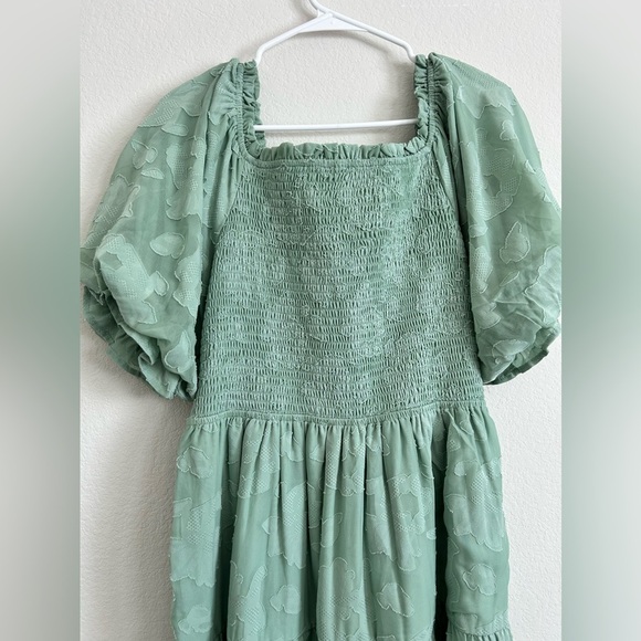 Polagram Midi Dress with Puffy Sleeve | size L - Picture 11 of 12